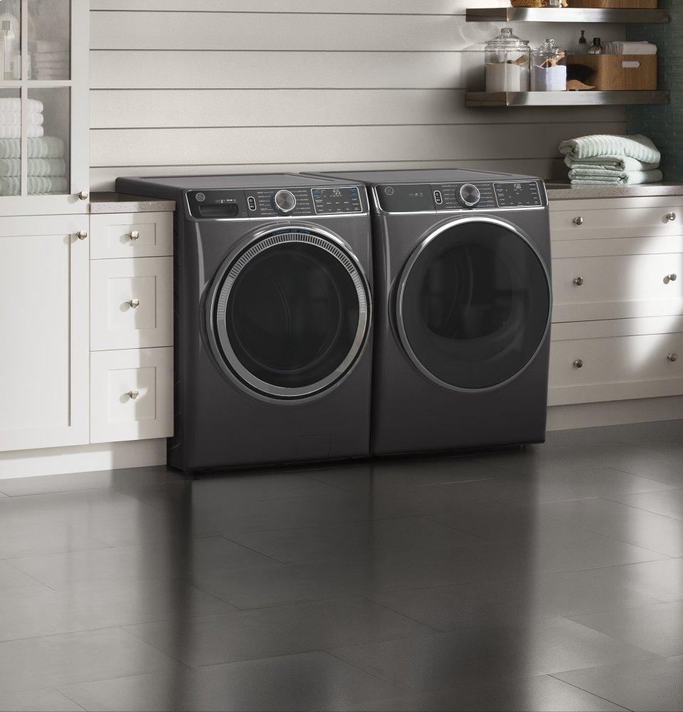 Ge Appliances GFD85GSPNDG Ge® 7.8 Cu. Ft. Capacity Smart Front Load Gas Dryer With Steam And Sanitize Cycle