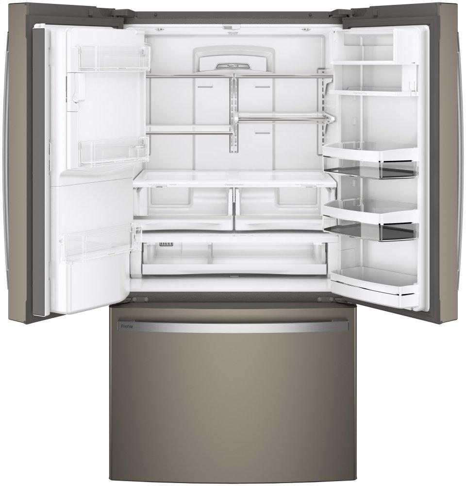 Ge Appliances PFE28KMKES Ge Profile™ Series Energy Star® 27.7 Cu. Ft. French-Door Refrigerator With Hands-Free Autofill