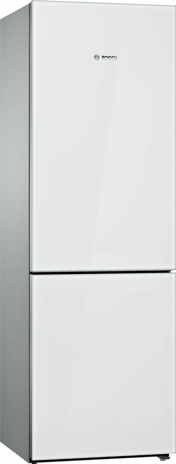 Bosch B10CB80NVW 800 Series, Free-Standing Fridge-Freezer-White Glass Door