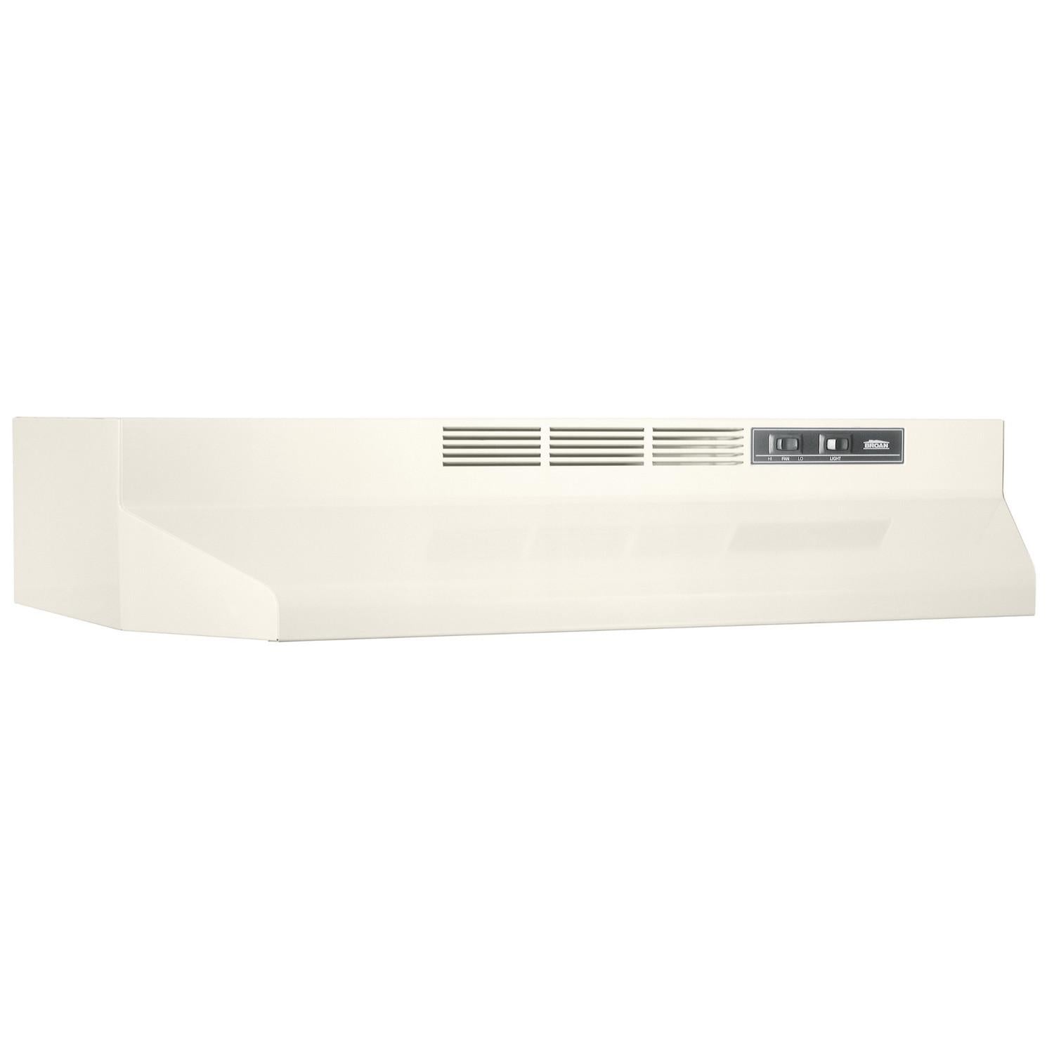 Broan 414202 Broan® 42-Inch Ductless Under-Cabinet Range Hood, Bisque