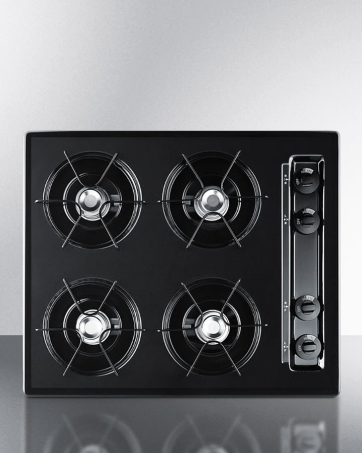 Summit TNL033 24" Wide 4-Burner Gas Cooktop