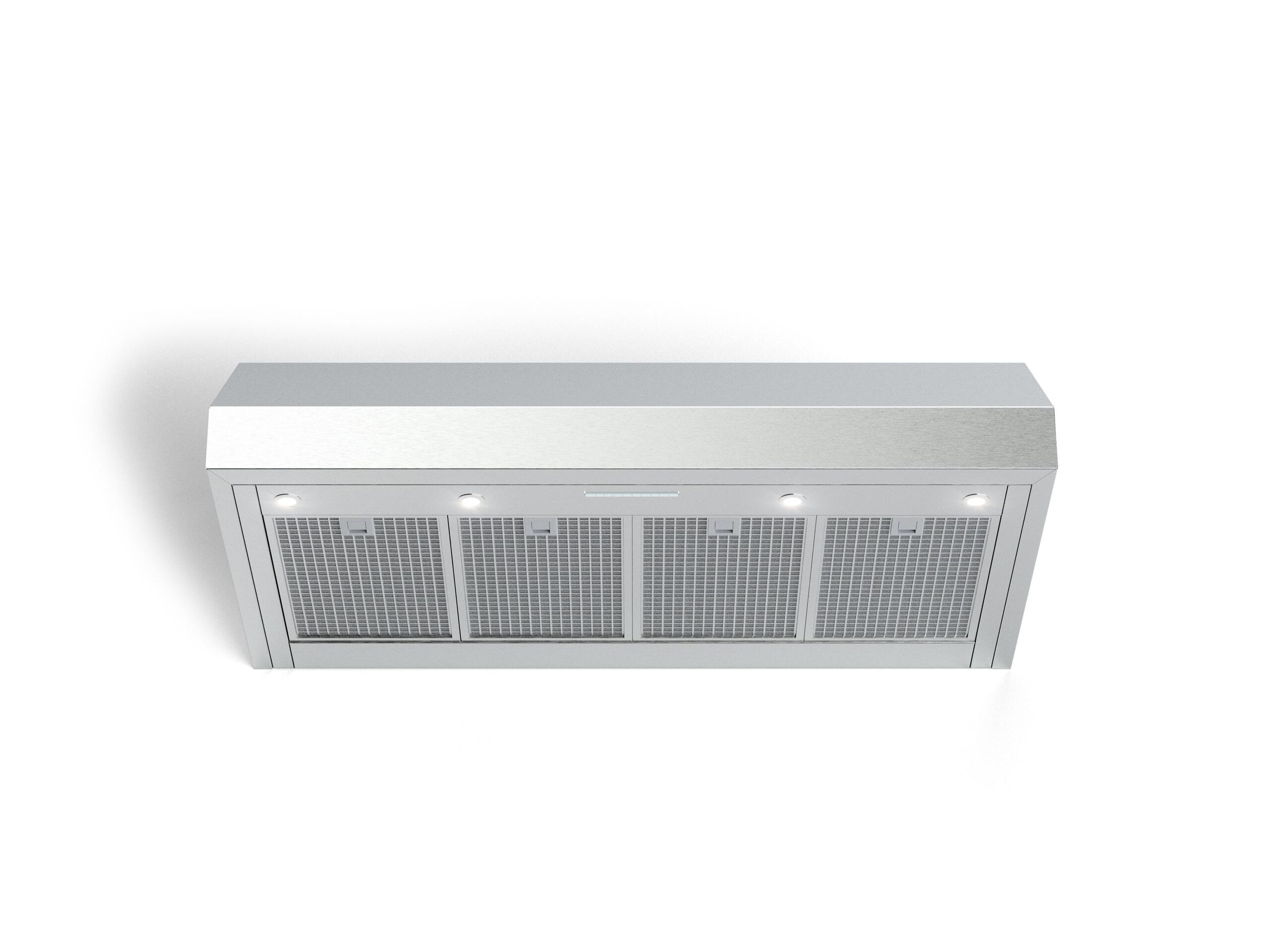 Verona VELP4810GSS 48" Designer Low Profile Hood, Wall-Mount - 1200 Cfm - 4 Speeds
