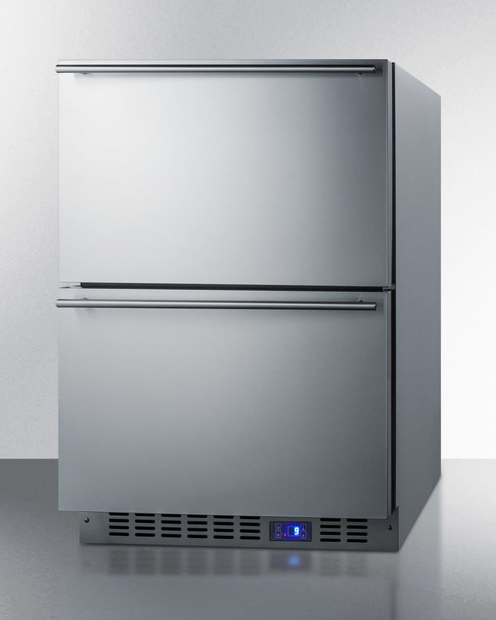 Summit SPFF51OS2D 24" Outdoor 2-Drawer All-Freezer