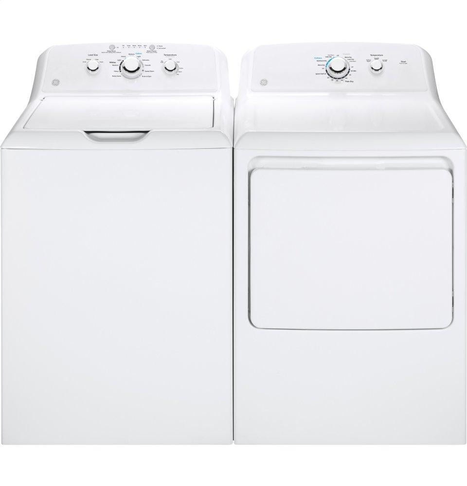 Ge Appliances GTX33GASKWW Ge® 6.2 Cu. Ft. Capacity Aluminized Alloy Drum Gas Dryer
