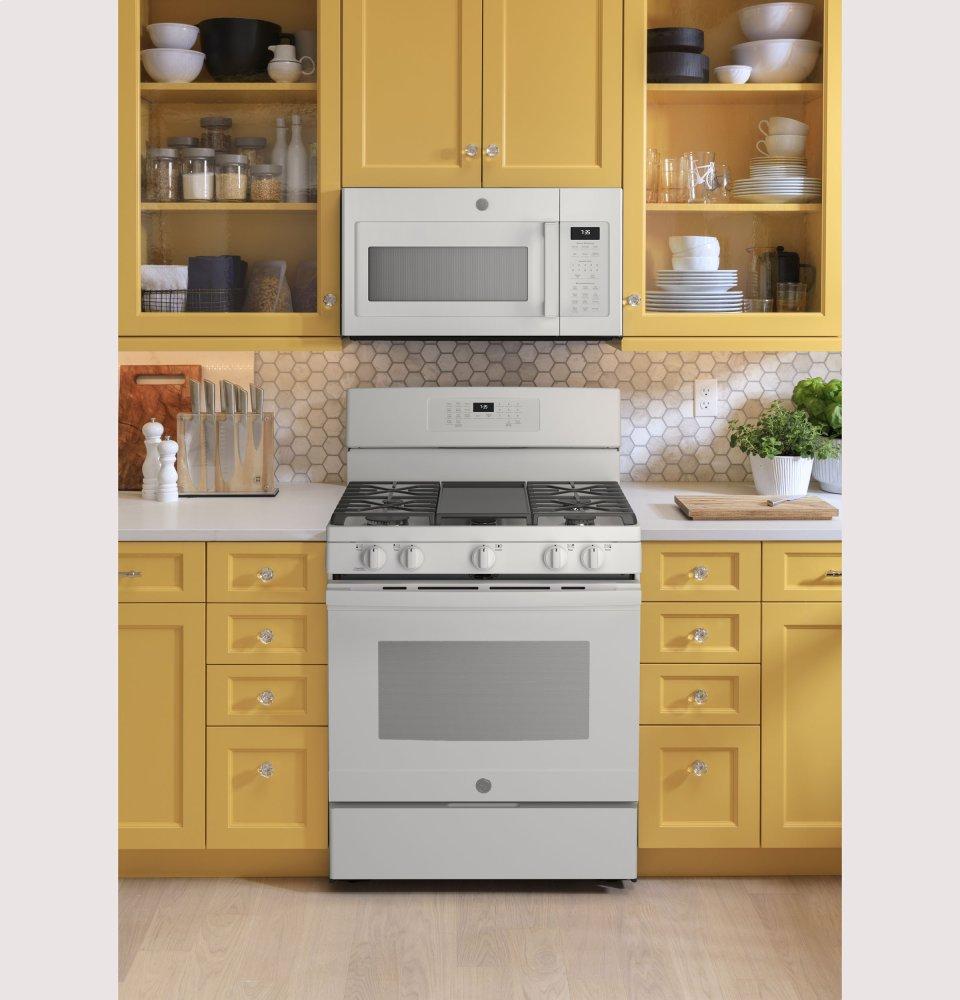 Ge Appliances JGB735DPWW Ge® 30" Free-Standing Gas Convection Range With No Preheat Air Fry