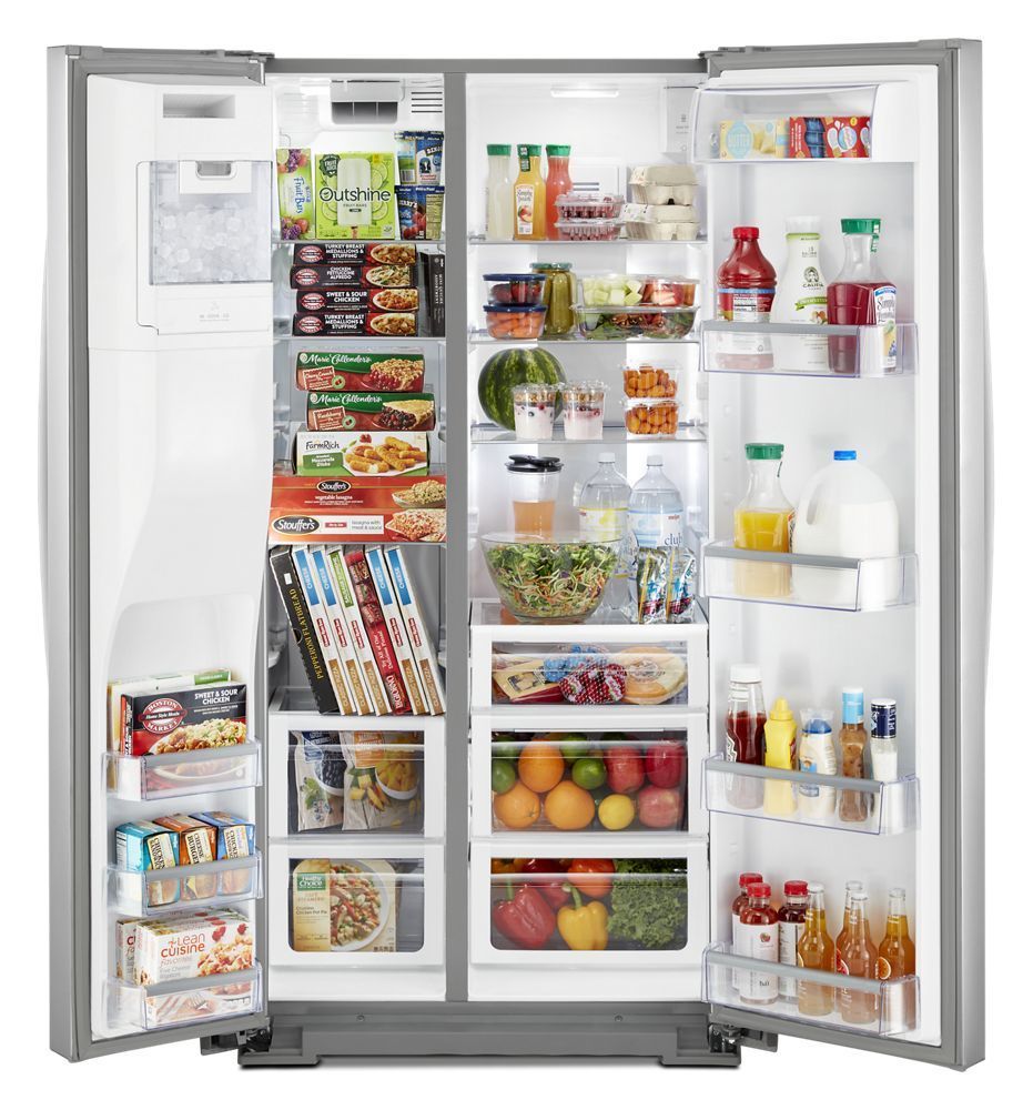 Whirlpool WRS973CIHZ 36-Inch Wide Side-By-Side Counter Depth Refrigerator - 23 Cu. Ft.