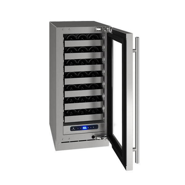 U-Line UHWC515SG01A Hwc515 15" Wine Refrigerator With Stainless Frame Finish And Field Reversible Door Swing (115 V/60 Hz Volts /60 Hz Hz)