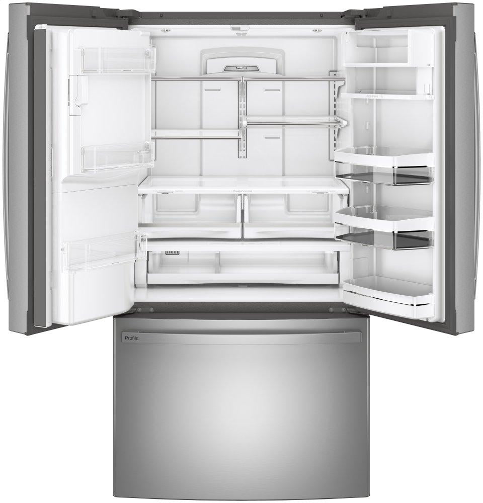 Ge Appliances PFE28KYNFS Ge Profile™ Series Energy Star® 27.7 Cu. Ft. Fingerprint Resistant French-Door Refrigerator With Hands-Free Autofill