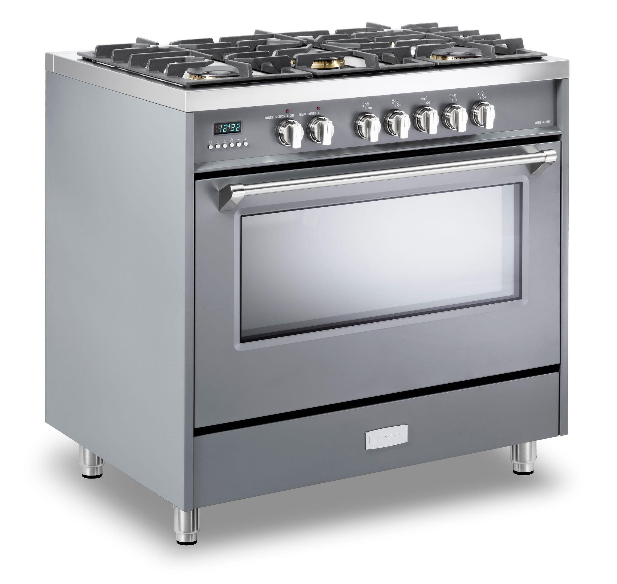 Verona VDFSGE365SG Slate Gray 36" Dual Fuel - Designer Series
