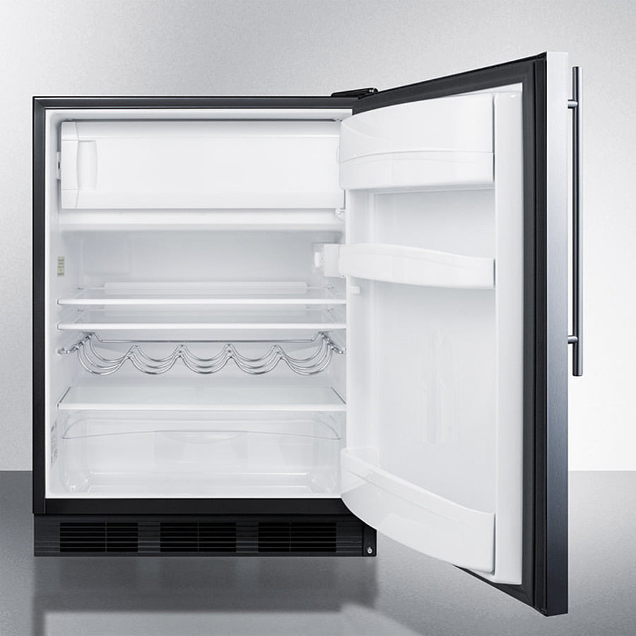 Summit CT663BKBISSHVADA 24" Wide Built-In Refrigerator-Freezer, Ada Compliant