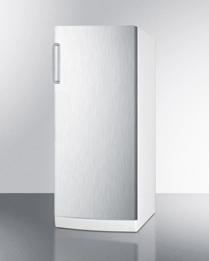 Summit FFAR10SSTBLOCKER 10.1 Cu.Ft. Medical All-Refrigerator With Nine Interior Locking Compartments And Stainless Steel Door