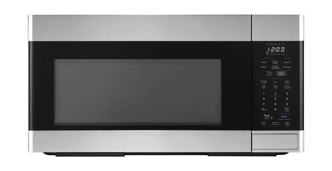 Sharp SMO1854DS 1.8 Cu. Ft. Stainless Steel 1100W Over-The-Range Microwave Oven