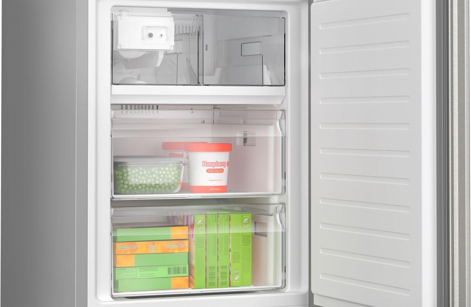 Bosch B24CB80ESS 800 Series Freestanding Bottom Freezer Refrigerator 24" Easy Clean Stainless Steel