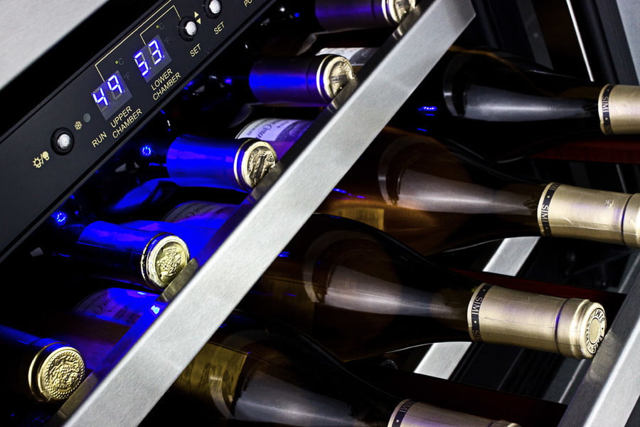 Summit SWC530BLBISTADA 24" Wide Built-In Wine Cellar, Ada Compliant