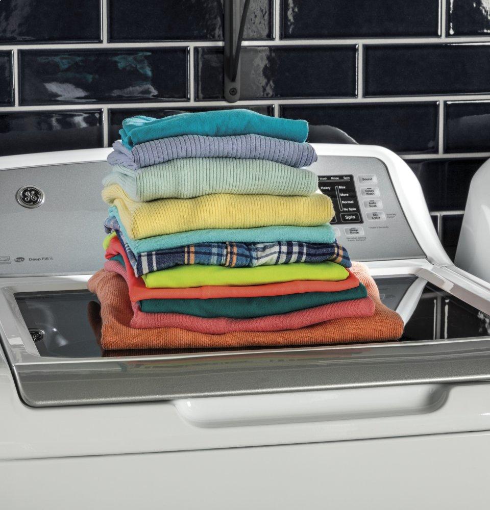 Ge Appliances GTW845CPNDG Ge® 5.0 Cu. Ft. Capacity Smart Washer With Sanitize W/Oxi And Smartdispense
