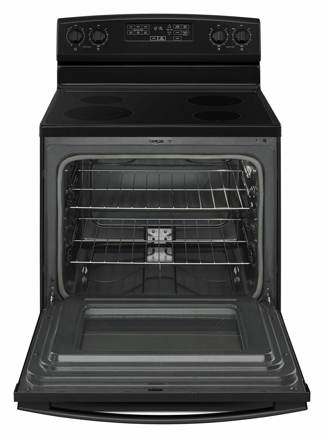Amana AER6603SFB 30-Inch Electric Range With Self-Clean Option - Black