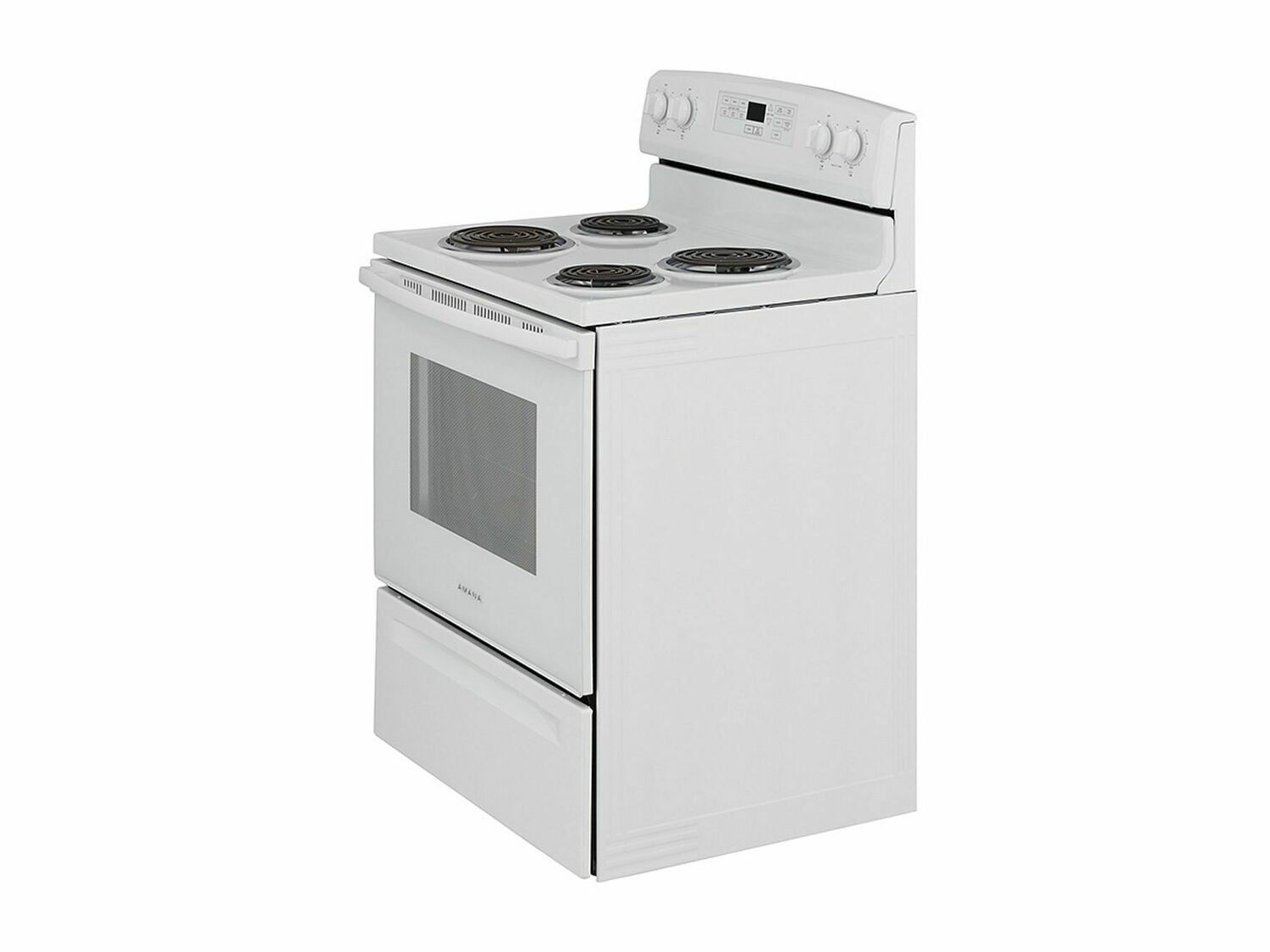 Amana ACR4503SFW 30-Inch Electric Range With Self-Clean Option - White