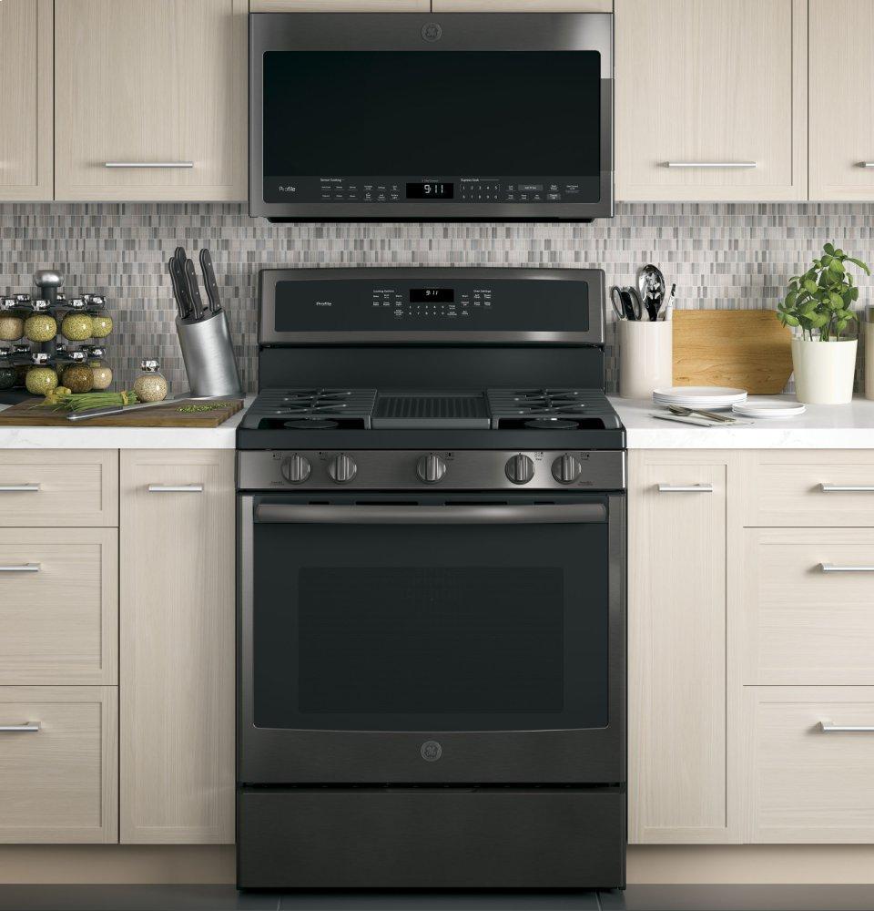 Ge Appliances PVM9005BLTS Ge Profile™ 2.1 Cu. Ft. Over-The-Range Sensor Microwave Oven