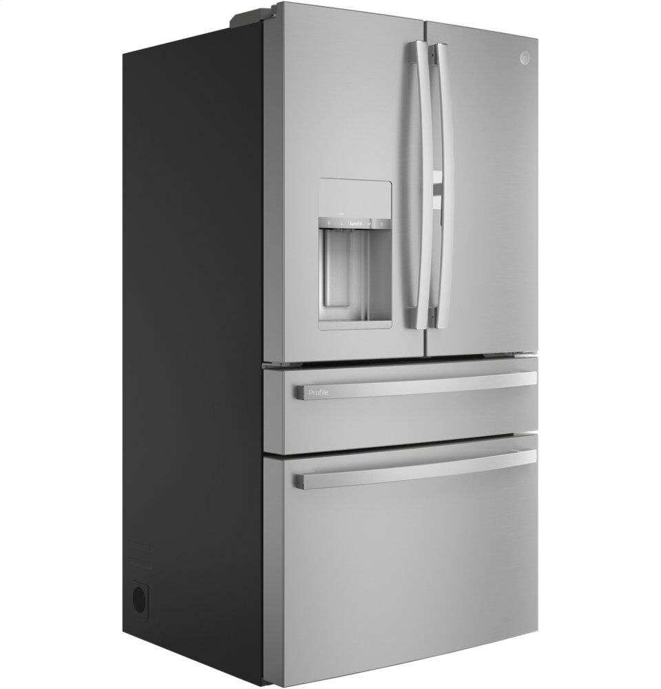 Ge Appliances PVD28BYNFS Ge Profile™ 27.9 Cu. Ft. Smart Fingerprint Resistant 4-Door French-Door Refrigerator With Door In Door