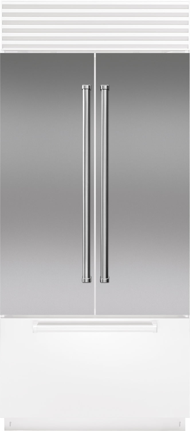 Sub-Zero 7023380 Stainless Steel Flush Inset Door Panel With Pro Handle