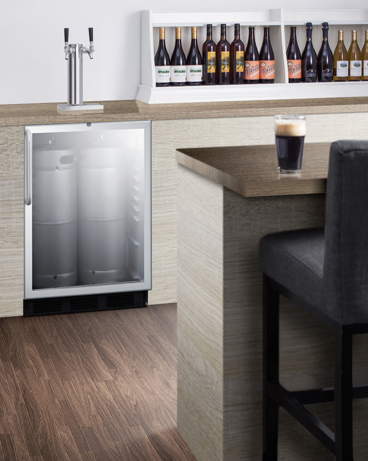 Summit SBC56GBICSSADA 24" Wide Built-In Beer Dispenser, Ada Compliant