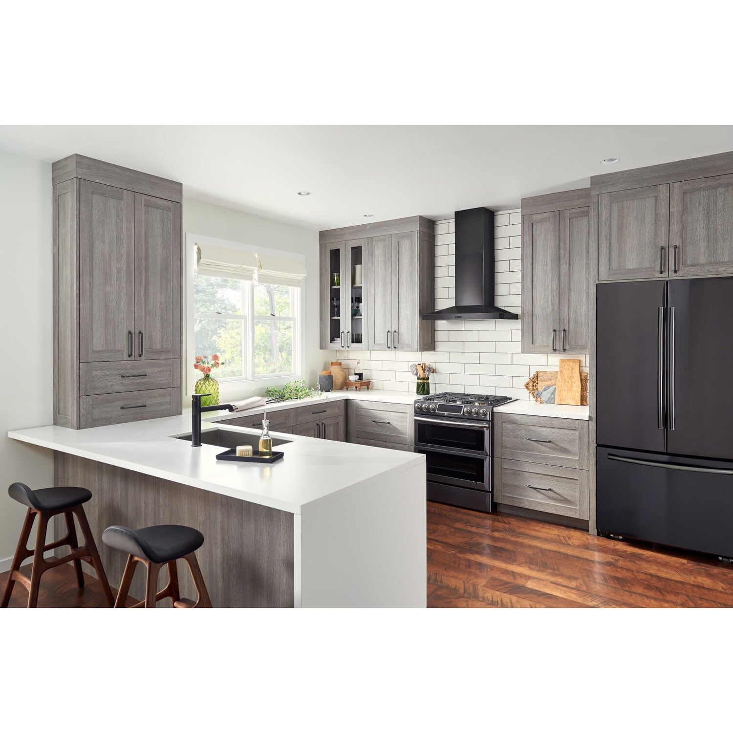 Broan EW5430BLS Broan® 30-Inch Convertible Wall-Mount Chimney Range Hood, 500 Cfm, Black Stainless Steel