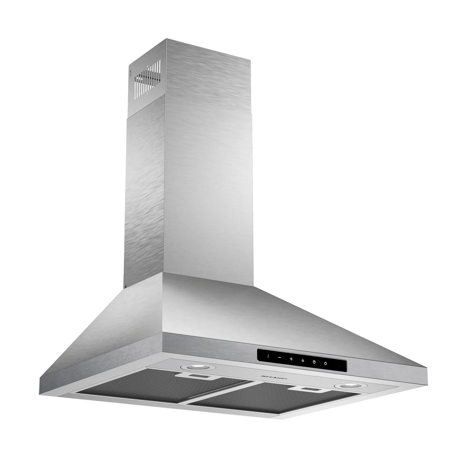 Sharp SHC2432FS 24 In. Wall Mount Chimney Range Hood