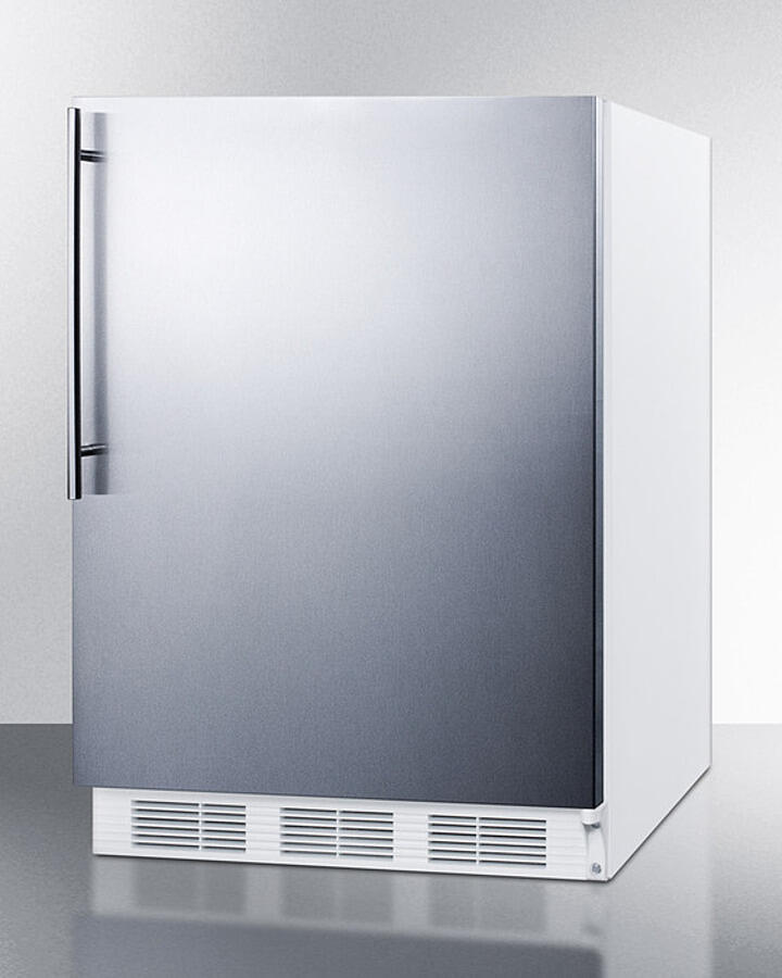 Summit CT661WSSHVADA 24" Wide Refrigerator-Freezer, Ada Compliant