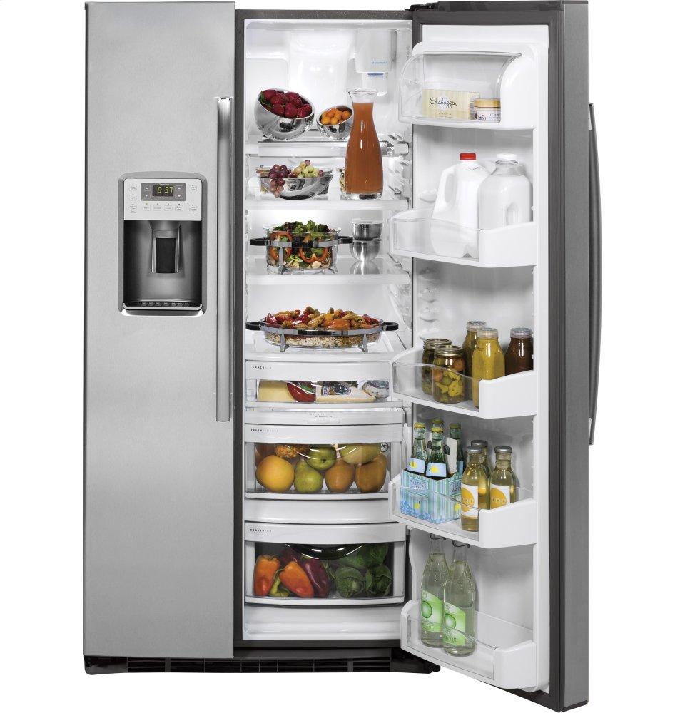 Ge Appliances PSE25KSHSS Ge Profile™ Series Energy Star® 25.3 Cu. Ft. Side-By-Side Refrigerator
