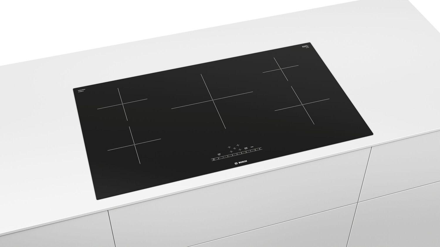 Bosch NIT5660UC 500 Series Induction Cooktop 36'' Black, Surface Mount Without Frame Nit5660Uc
