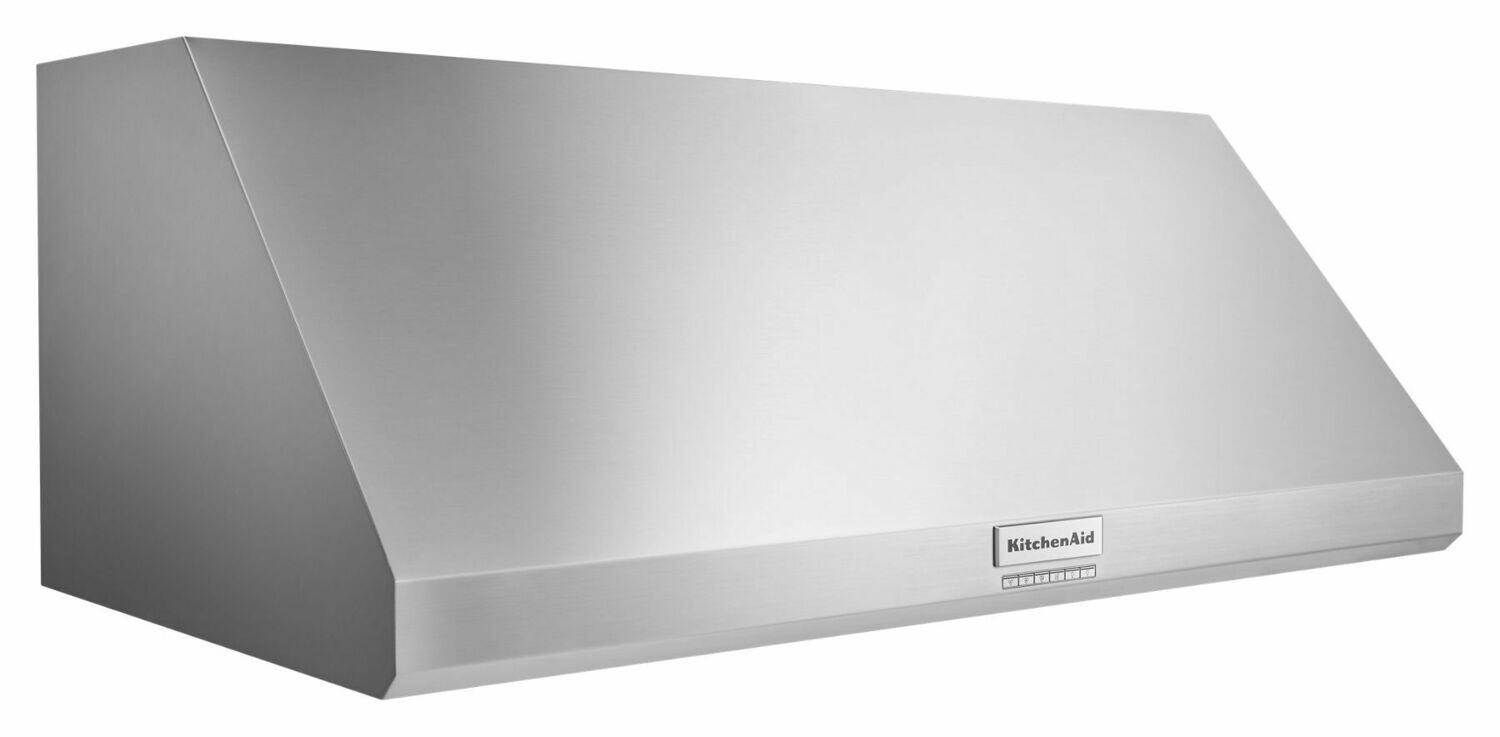 Kitchenaid KVWC908KSS 48'' 585 Or 1170 Cfm Motor Class Commercial-Style Wall-Mount Canopy Range Hood - Stainless Steel