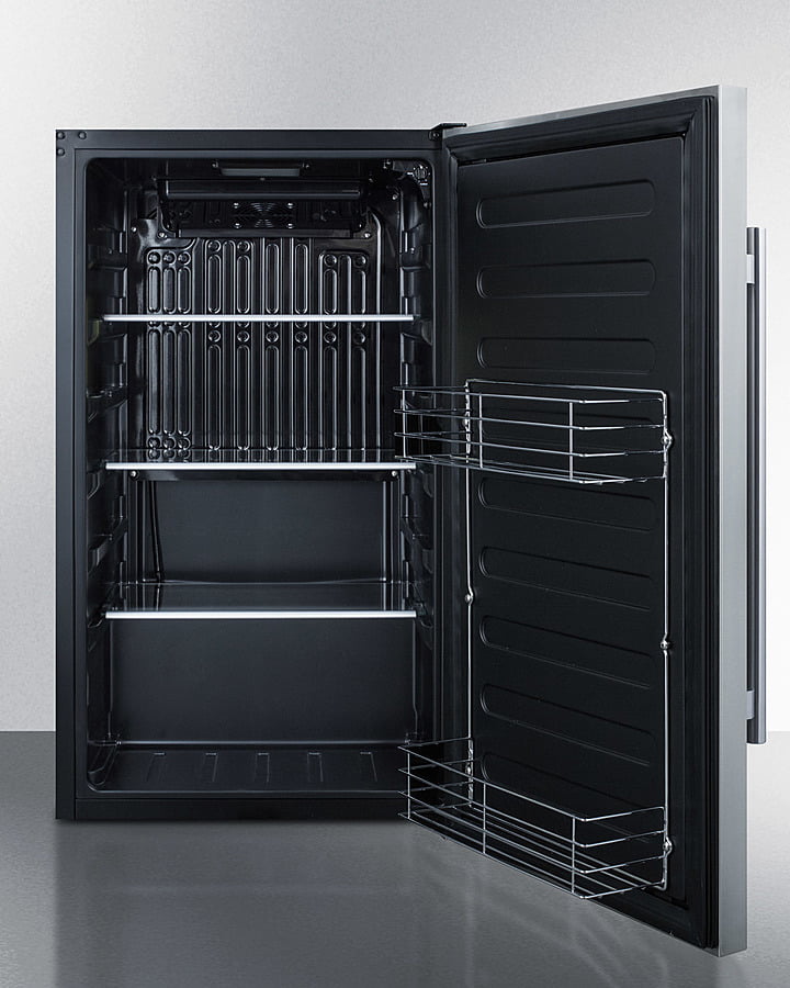 Summit FF195CSS Shallow Depth Built-In All-Refrigerator
