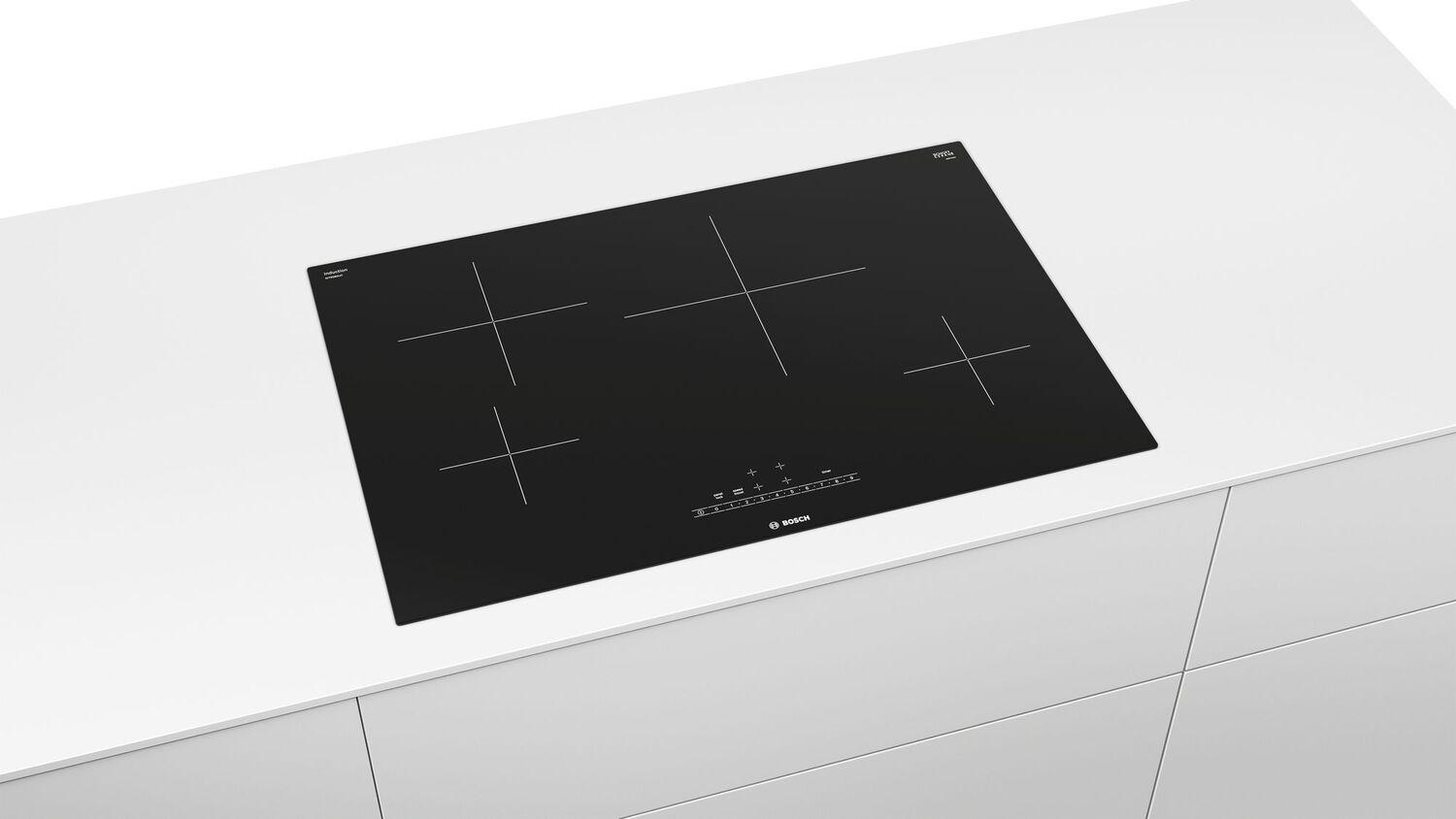 Bosch NIT5060UC 500 Series Induction Cooktop 30'' Black, Surface Mount Without Frame Nit5060Uc