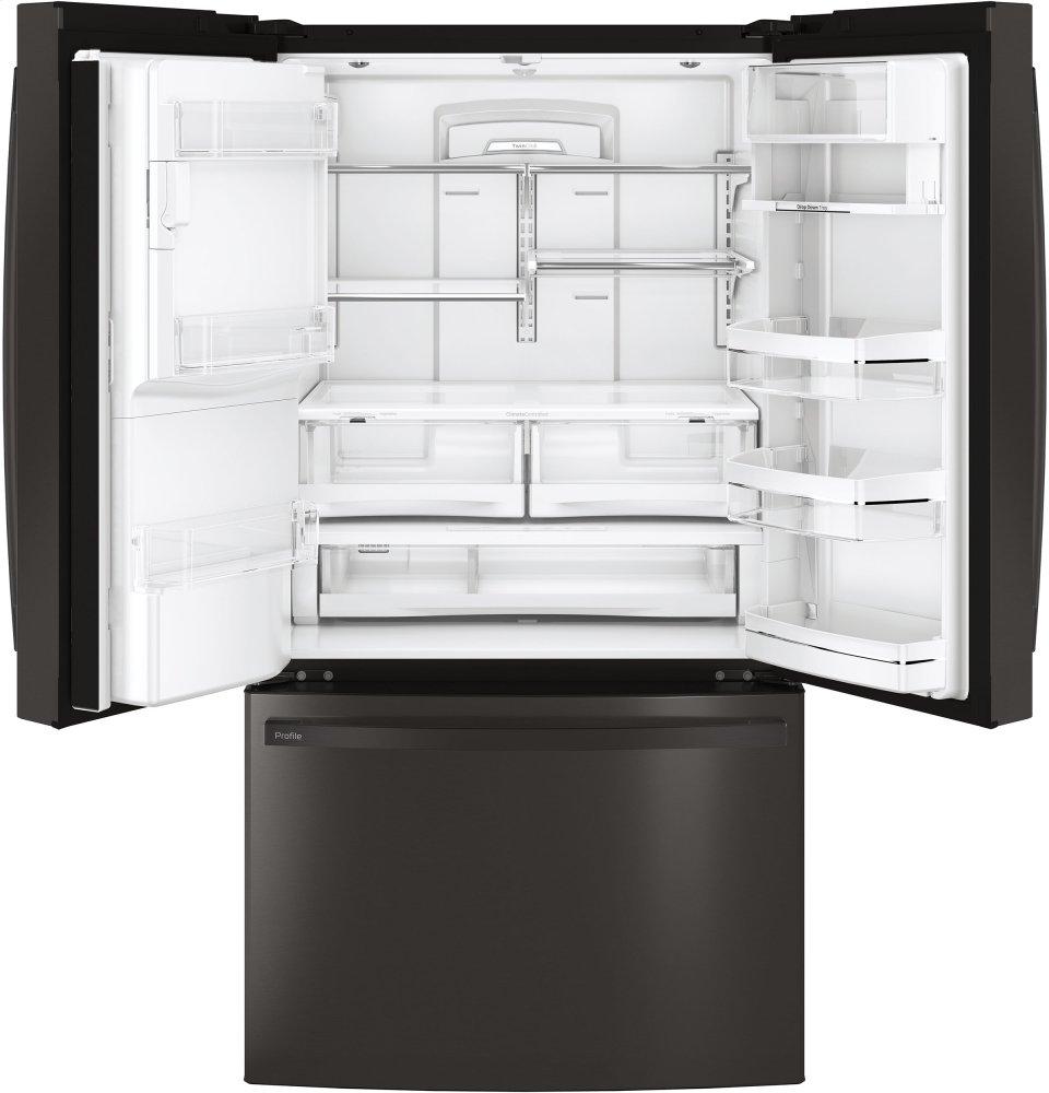 Ge Appliances PFE28KBLTS Ge Profile™ Series Energy Star® 27.7 Cu. Ft. French-Door Refrigerator With Hands-Free Autofill