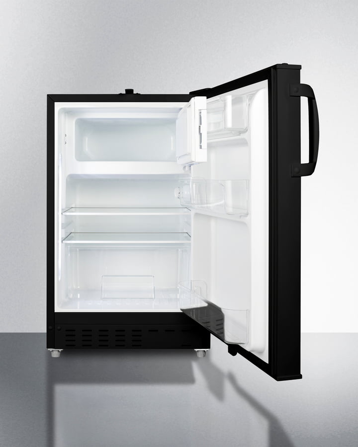 Summit ALRF49B 20" Wide Built-In Refrigerator-Freezer, Ada Compliant