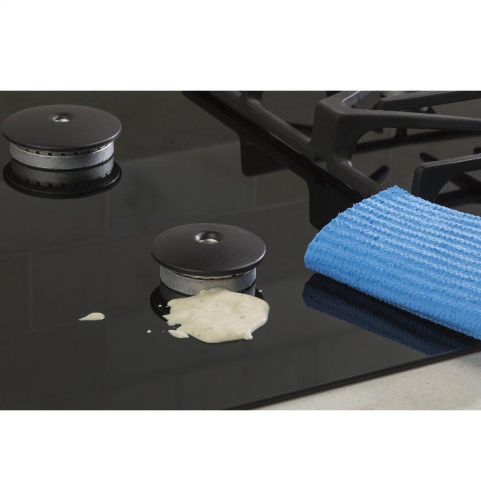 Ge Appliances JGP5530DLBB Ge® 30" Built-In Gas On Glass Cooktop With Dishwasher Safe Grates