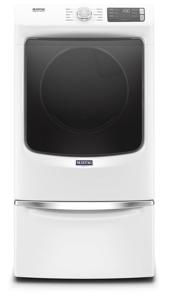 Maytag MGD5630HW Front Load Gas Dryer With Extra Power And Quick Dry Cycle - 7.3 Cu. Ft.