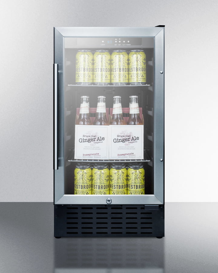 Summit SCR1841BCSS 18" Wide Built-In Beverage Center