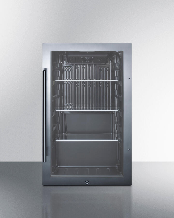 Summit SPR488BOS Shallow Depth Indoor/Outdoor Beverage Cooler