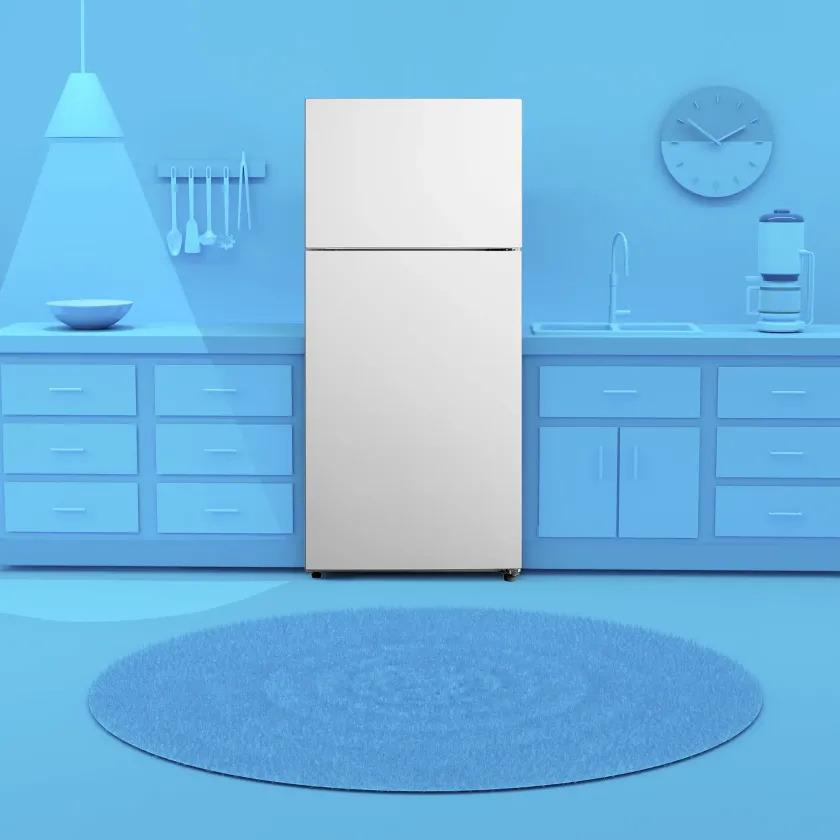 Element Appliance ERT18CSCW Element 18.0 Cu. Ft. Top Freezer Refrigerator - White