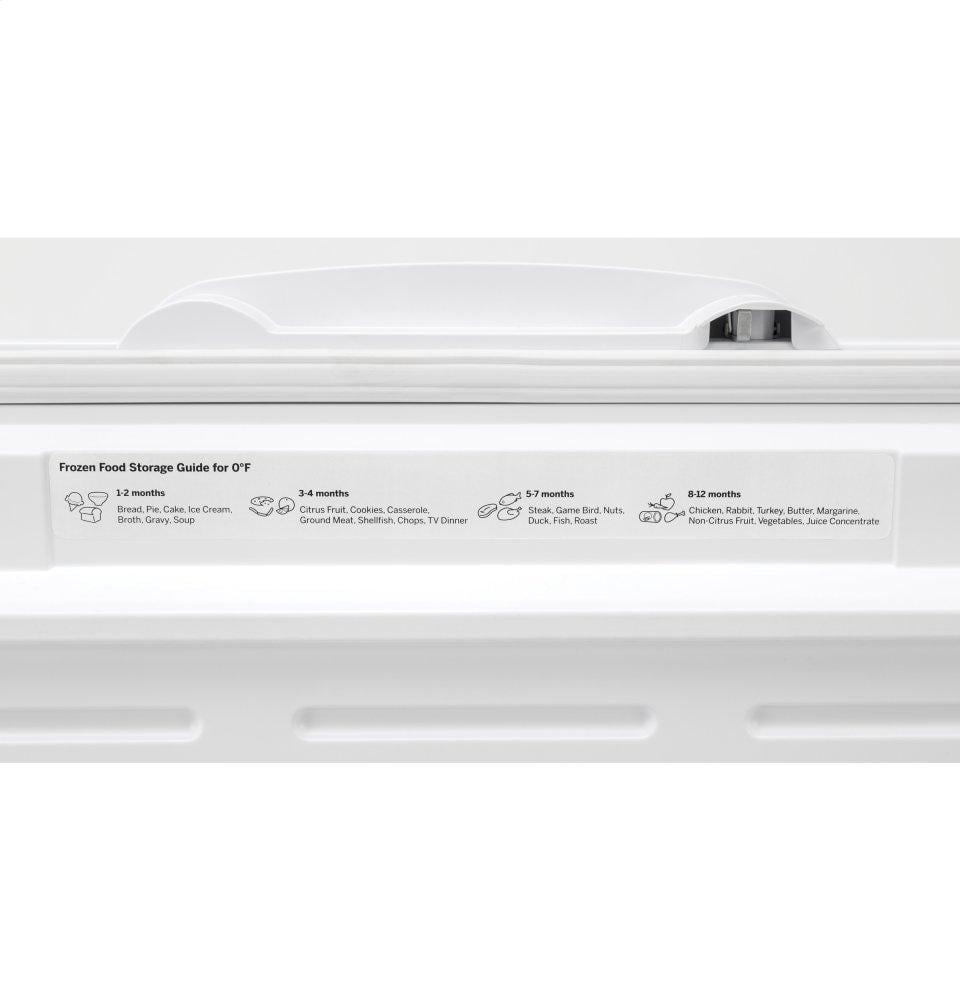 Ge Appliances FCM22DLWW Ge® 21.7 Cu. Ft. Manual Defrost Chest Freezer