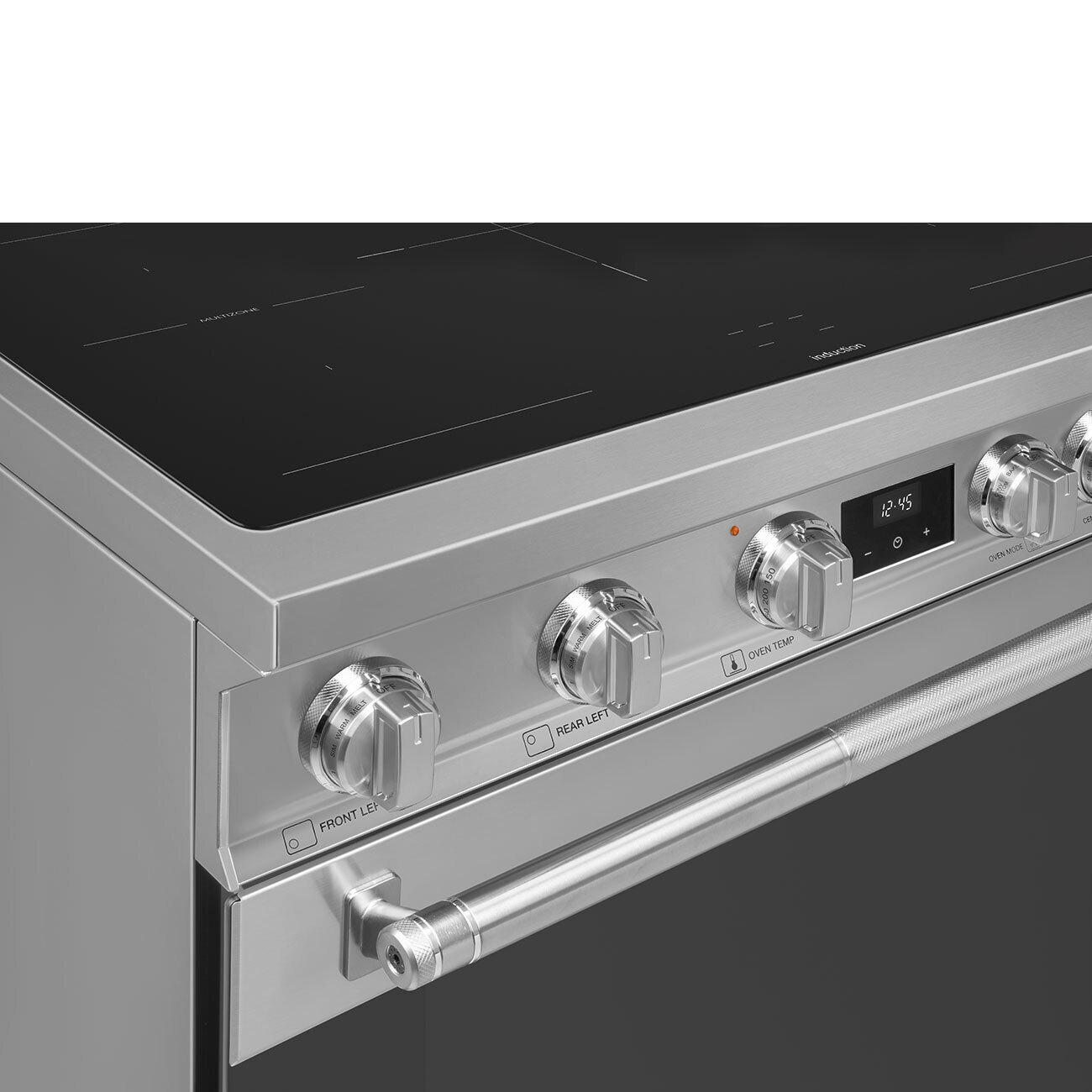 Smeg SPR36UIMX Range Stainless Steel Induction Spr36Uimx