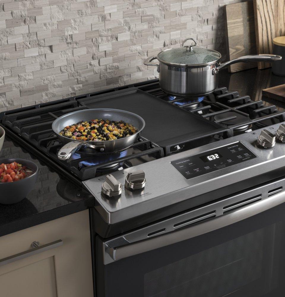 Ge Appliances JGSS66SELSS Ge® 30" Slide-In Front Control Gas Range