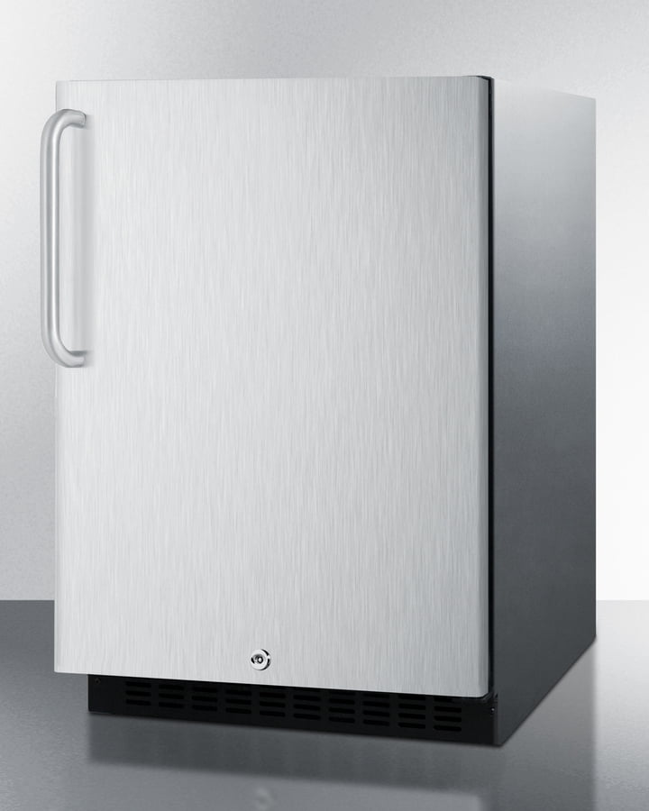 Summit AL54CSSTB 24" Wide Built-In All-Refrigerator, Ada Compliant