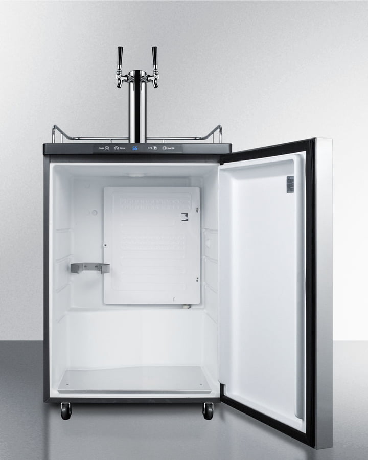 Summit SBC635M7SSHHTWIN 24" Wide Kegerator