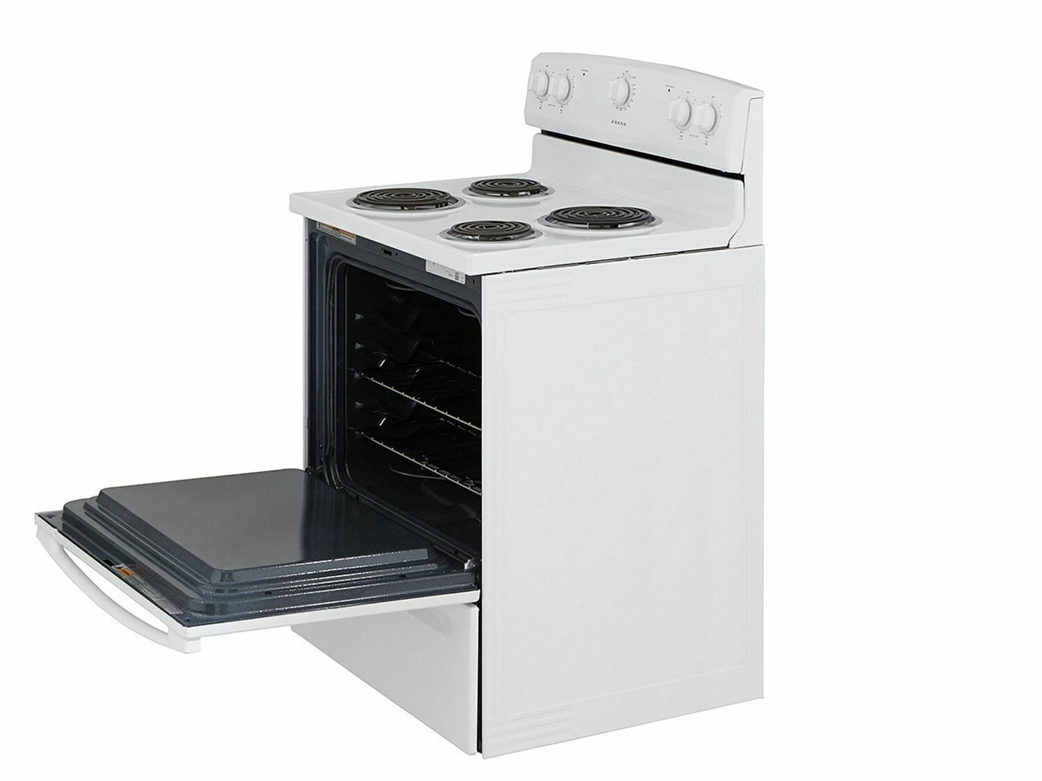 Amana ACR2303MFW 30-Inch Electric Range With Warm Hold - White