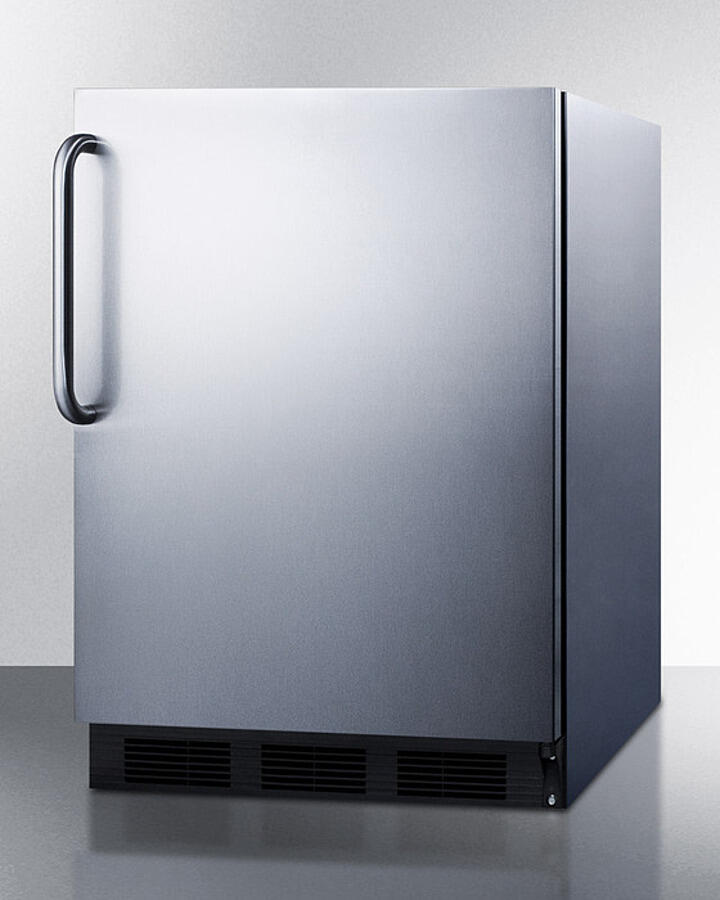 Summit CT663BKCSSADA 24" Wide Built-In Refrigerator-Freezer, Ada Compliant