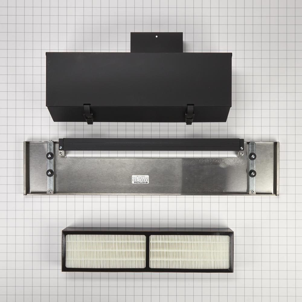 Jennair W10748976 Range Ductless Downdraft Vent Kit, Stainless Steel