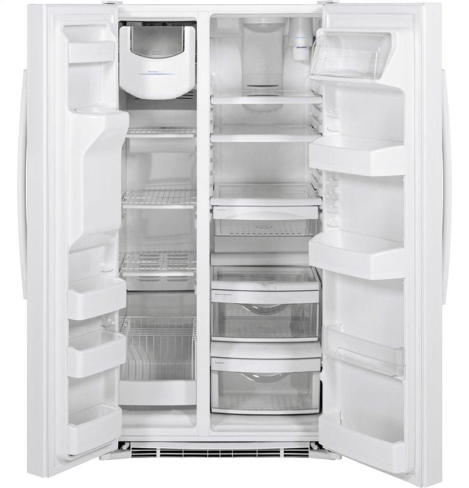 Ge Appliances GSS25GGHWW Ge® 25.3 Cu. Ft. Side-By-Side Refrigerator