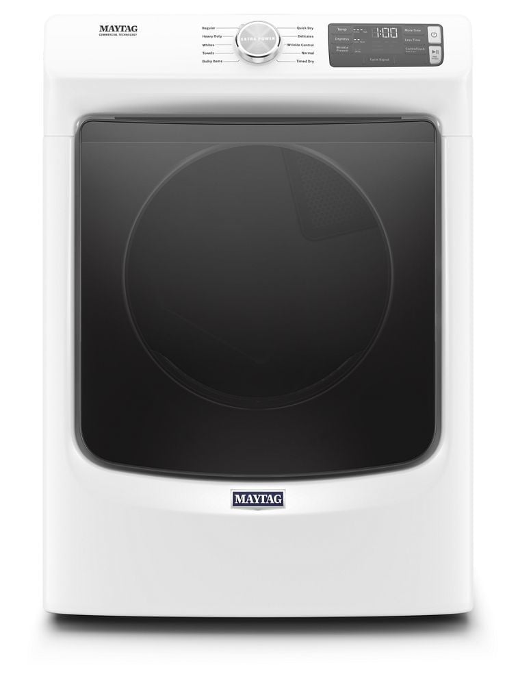 Maytag MGD5630HW Front Load Gas Dryer With Extra Power And Quick Dry Cycle - 7.3 Cu. Ft.